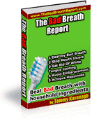 Cover Graphic for The Bad Breath Report